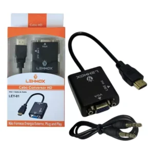 ADAPTADOR LEHMOX HDMI/VGA LEY01