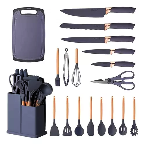 KIT DE UTENSÍLIOS PARA COZINHA 19 PÇS BMAX BM-F995