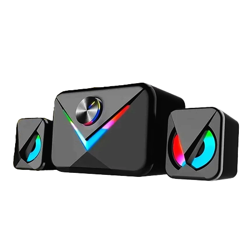 CAIXA DE SOM RGB PARA COMPUTADOR 16W KNUP KP-RO821