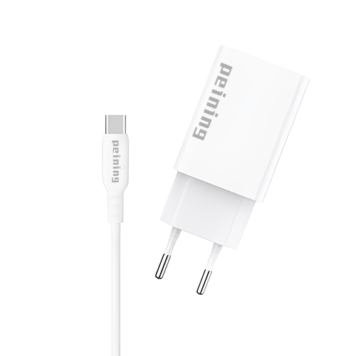 KIT CARREGADOR TYPE-C 2USB 6A PEINING PEI-216-TPC