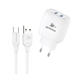 KIT CARREGADOR TYPE-C 3.1A PEINING PEI-271-3