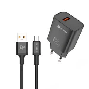 KIT CARREGADOR V8 3.4A PEINING PEI-QC2-1