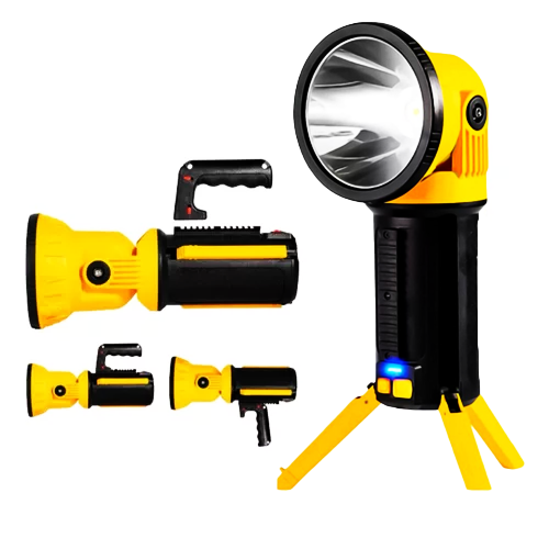 LANTERNA LED MULTIFUNCIONAL 300M COM TRIPÉ E ALÇA BMAX TD-7000