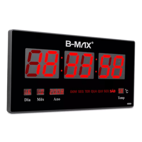 RELÓGIO DE PAREDE DIGITAL BMAX BM-R803