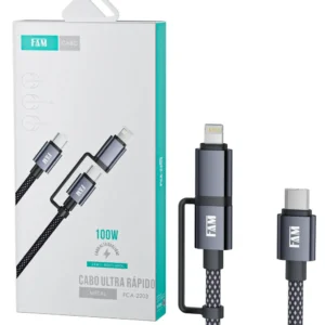 CABO FAM TIPO C/TIPO C IP 1.2MTS FCA-2203