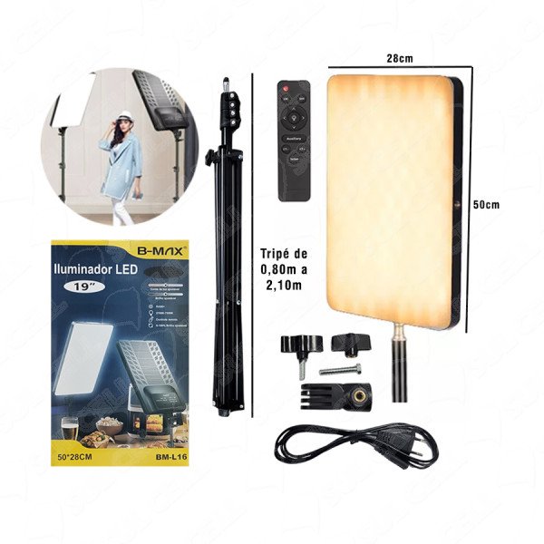 ANEL DE LED BMAX RETANGULAR BM-L16