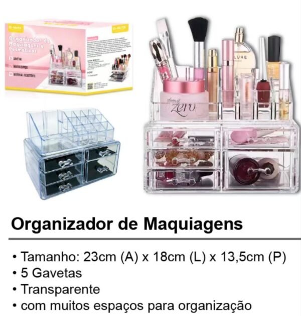 ORGANIZADOR BMAX DE MAQUIAGENS BM-F1156