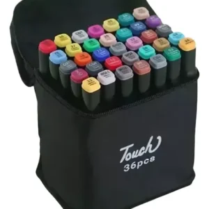 ESTOJO DE CANETAS COM 36 CORES TOUCH36 MK-36