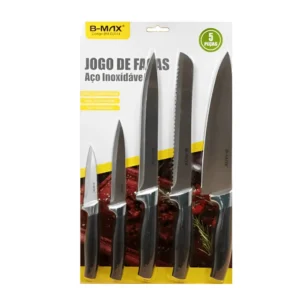 CONJUNTO BMAX DE 5 FACAS BM-DJ514