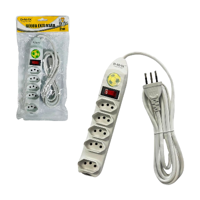 EXTENSAO BMAX 5 TOMADAS BM-8686