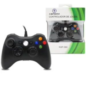 CONTROLE KAPBOM XBOX360 COM FIO KAP-360