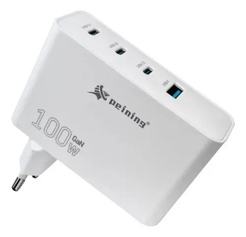 CARREGADOR PEINING 100W 4 SAIDAS PEI-G341-5