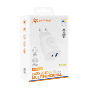 FONTE PEINING MULTI USB/TYPEC/SMART 20W PEI-PD1131