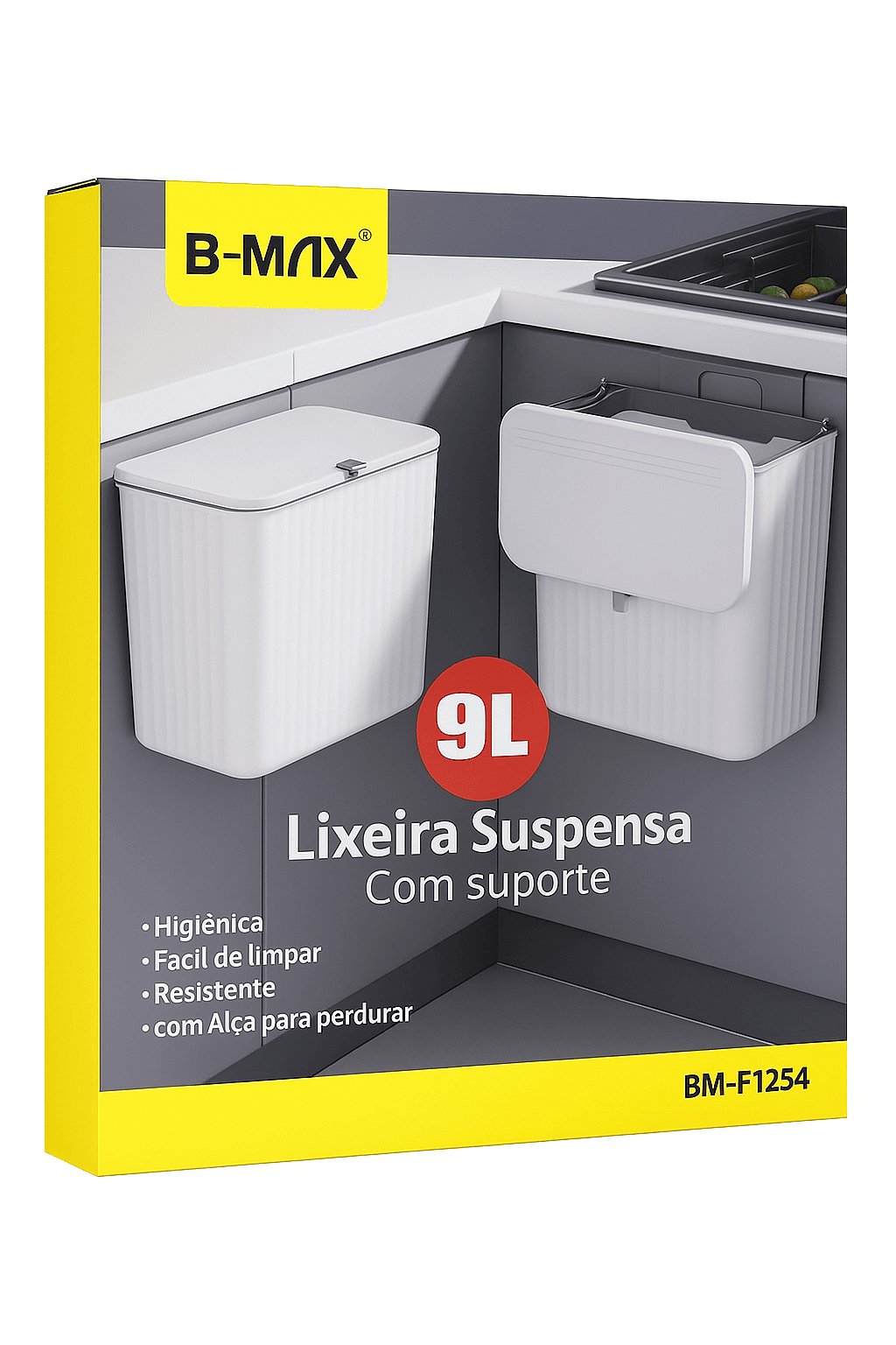 LIXEIRA BMAX SUSPENSA BM-F1254