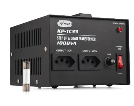 TRANSFORMADOR KNUP BIVOLT 1000VA KP-TC33