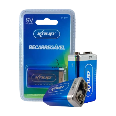 BATERIA KNUP RECARREGAVEL 9V KP-BT9V