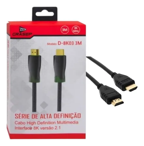 CABO GRASEP 3MTS 8K D-8K03 3M