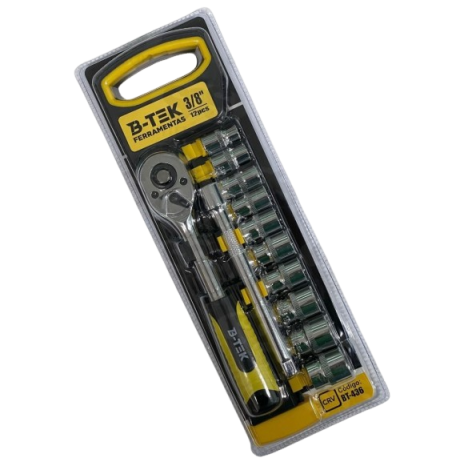 JOGO B-TEK DE CHAVES 3/8 BT-436