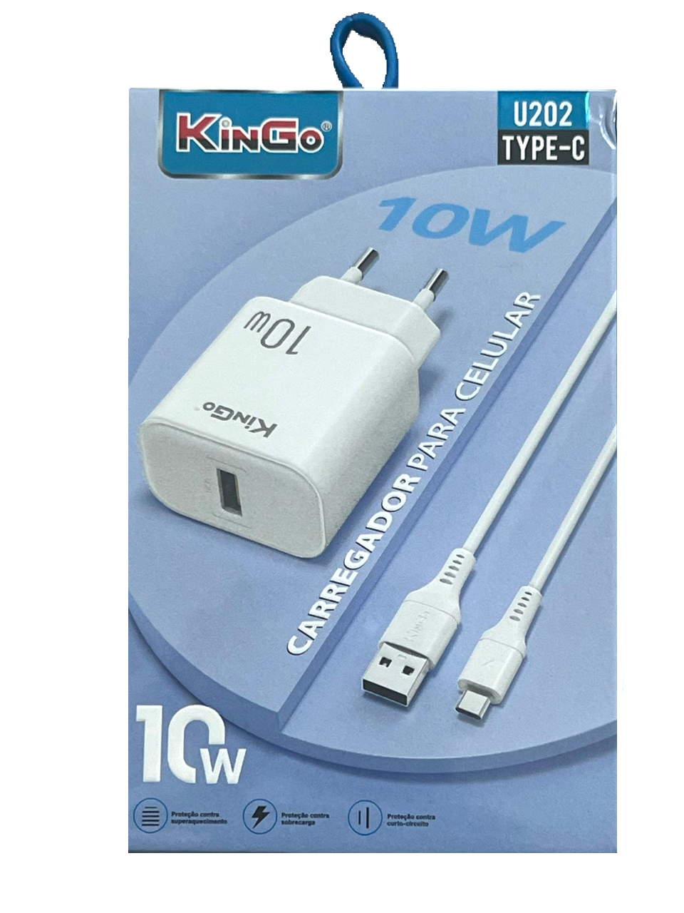 CARREGADOR KINGO 2.1 10W TYPE C (U202)