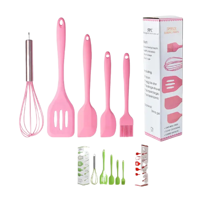 KIT KAPBOM SILICONE 5 PEÇAS KA-6462
