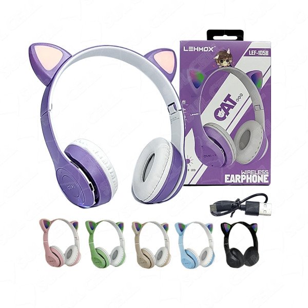 FONE LEHMOX GATINHO LEF-1058