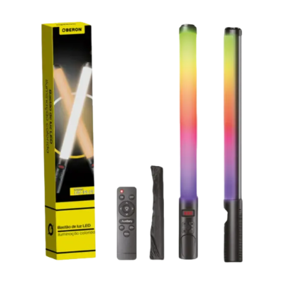 BASTAO OBERON ILUMINAÇAO COLORIDA OR-PL01