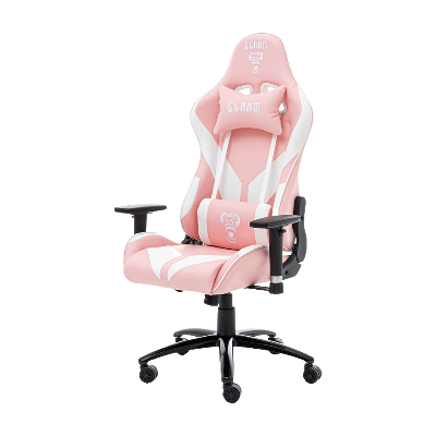 CADEIRA CLANM GAMER MOUNT PINK/WHITE
