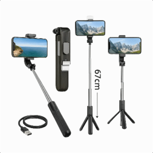 BASTÃO DE SELFIE COM LED TRIPÉ KAPBOM KA-ZP103