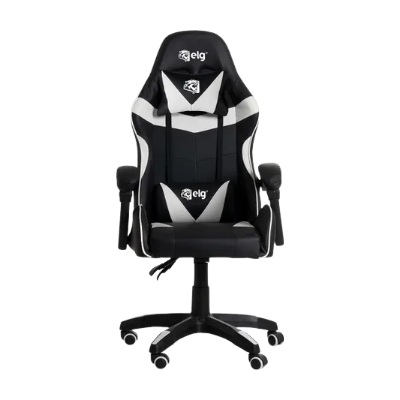 CADEIRA ELG GAMER DRAKON PRETO/BRANCO CH31BKWH