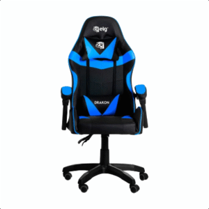 CADEIRA ELG GAMER DRAKON PRETO/AZUL CH31BKBL