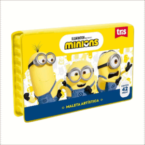 MALETA ARTISTICA MINIONS 42PCS 905666