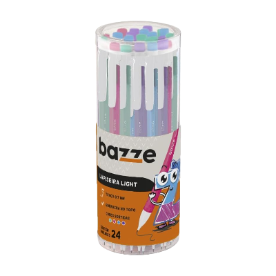 LAPISEIRA BAZZE 0,7MM PT 24UN 909817