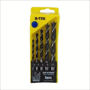 JOGO B-TEK DE BROCAS 5PCS MADEIRA BT-588