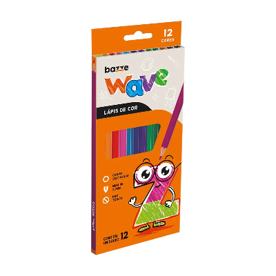 LAPIS DE COR BAZZE 12CORES 612942