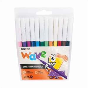 CANETINHAS HIDROCOLOR BAZZE 12CORES 614816
