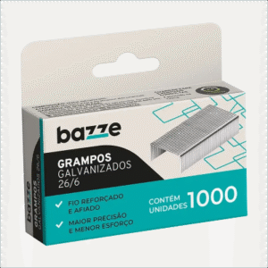 GRAMPO GALVANIZADO BAZZE 1000UN 615059
