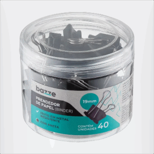 PRENDEDOR PAPEL BAZZE 40UN 618654