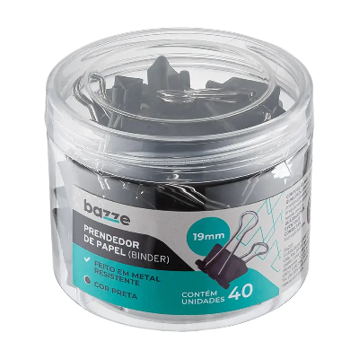 PRENDEDOR PAPEL BAZZE 40UN 618654