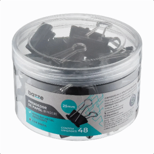 PRENDEDOR BAZZE DE PAPEL 25MM PT48UN 618708