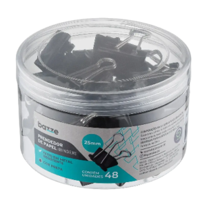 PRENDEDOR BAZZE DE PAPEL 25MM PT48UN 618708