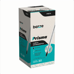 CANETA ESF BAZZE PRISMA 1.0 50UN 901392