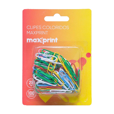 CLIPES COLORIDO MAXPRINT CX100UN 71000018