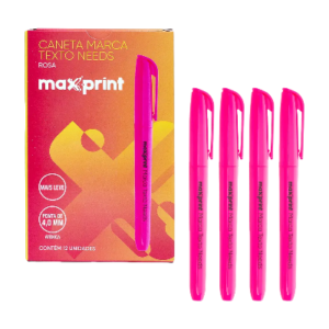 MARCATEXTO MAXPRINT ROSA CX12UN 70000134