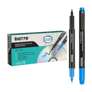 MARCADOR BAZZE CD AZUL CX 12UN 900197