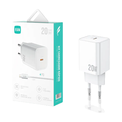 CARREGADOR FAM 20W IP/TIPO C PD285