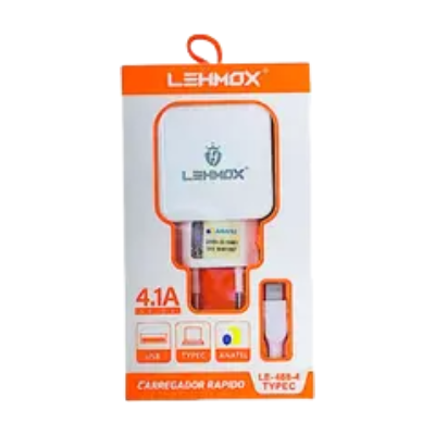 CARREGADOR LEHMOX TYPEC 4.1 LE-488-4