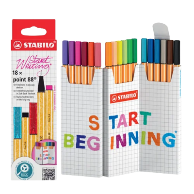 88/46 STABILO POINT PRETA C/10-1186100