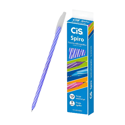 CANETA ESF CIS SPIRO 0.7 AZUL-520609
