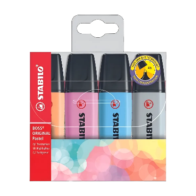70/4-4 STABILO BOSS PASTEL C/4-527706