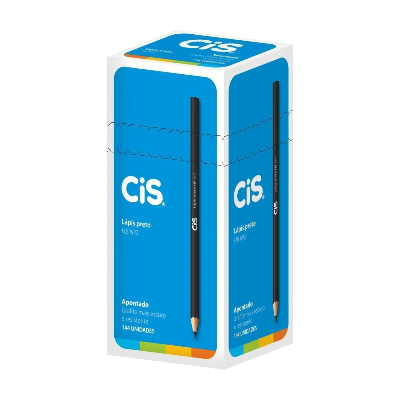 LAPIS PRETO HB N2 CIS PLASTICO-435100